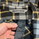 [S] 할리데이비슨 모터사이클 패치 자수 플란넬 체크 셔츠 이미지