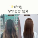 정현헤어 - 장수군 북동1로 41-1 | 얼룩덜룩 투톤 거지존 탈출했어요! 평택 고덕미용실 해피온헤어살롱 정현 디자이너 탈색후 맞춤 염색 후기
