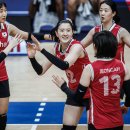 한국 여자배구, VNL 30연패서 탈출…태국 꺾고 3년 만에 승리 이미지