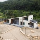 진보 건축사사무소 | 경북 영천 단독주택/ 비대칭의 입체적 매스로 완성된 자연 속 스틸하우스 전원주택 시공 현장