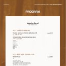 20회정기연주회 | 피아노문헌연구회 제20회 정기연주회 : 라벨, 고전과 환상의 경계에서