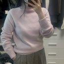 파크투 후기 어도러블 터틀넥 스웨터 베이비핑크 Partout adorable turtleneck sweater (babypink)