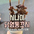 꼬치닭 | 강릉 중앙시장 맛집 | 시나미닭염통 꼬치 솔직후기
