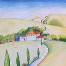 색연필 일러스트 이미지