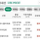 2021년 12월 24일(금) 운항통제!! 이미지