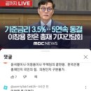 ‘기준금리 3.5%..5연속 동결’ 이창용 한국은행 총재 이미지