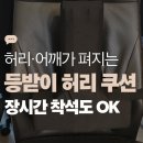 발란스코드 | 의자 허리쿠션 추천｜장시간 앉아도 편한 발란스코드 등받이쿠션 사용 후기