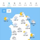 ＜오늘의 날씨 🌞☔️☃️＞ 2023년 6월 11일 일요일 이미지