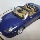 Auto-Art 1:18 Porsche Boxter S 986 Cabriolet Facelift, Lapis Blue Metallic(77881)와 Arctis Silver Metallic(77882) 이미지
