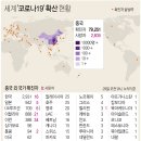 세계 '코로나19' 확산 현황 이미지