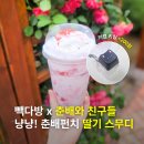 빽다방경산진량점 | 빽다방 × 춘배와친구들 신메뉴 냥냥! 춘배펀치 딸기스무디 내돈내산 후기