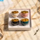 골드드림 | 부모님 선물 고민 끝, 골드드림 24K 도자기 금잔 4p 후기 (외국인선물로도 추천)