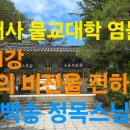 범어사 불교대학 염불선 제 31강 불교의 비전을 전하는 뜻 이미지