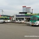 문산터미널 마을.시내.광역직행 버스들 이미지