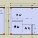 6평 목조 황토주택 스케치입니다. 이미지