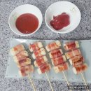 (주)다예비앤에프 | 베이컨말이 저염떡꼬치 간식으로 최고