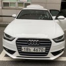 개인/아우디/A4 2.0 TDI Dynamic/2013년4월/97975km/화이트/단순교환/금연차량/1400만원 이미지