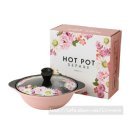 프랑프랑 꽃무늬가 들어가 화사한 HOT POT 세빠레 ~한번에 두가지 음식을.... 이미지