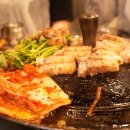 가로수길 맛집 구워주는 고기집 미나리삼겹살 목구멍