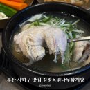 쭈꾸미엄나무닭한마리 | 부산 삼계탕 사하구 맛집 김정옥엄나무삼계탕 아기랑 외식