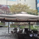 고려쉼터 | 강남에 위치한 회사 쉼터 캐토피천막 물때 이끼 곰팡이 제거 청소후기