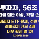 개인투자자,56조 증발(추정)/원금절반 손실,대다수/삼전닉스 ETF 문제점 표면화/피해자 속출/네타야후 협상기술...7/30 공병호TV 이미지