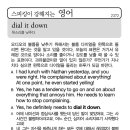 dial it down(목소리를 낮추다) 이미지