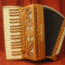 NEW Scandalli Piano Accordion Air Intense 37 Double Tone Chamber LMMM 120 이미지