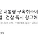 민주, 윤 대통령 구속취소에 &#34;석방이 웬 말…검찰 즉시 항고해야&#34; 이미지