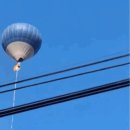 hot air balloon에 불 이미지