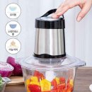 도마차로2L | 마늘 박피기 멀티 다지기 대용량 2L 유리볼 스텐볼 야채 전동 믹서기 분쇄기 활용법