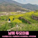 남해 두모마을 유채꽃메밀꽃단지 위치 주차 정보
