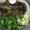 연산시장 도토리묵
