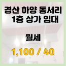 하양봄빛부동산공인중개사사무소 | 경산 하양 동서리 1층 상가 임대 월세