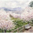 풍경수채화 이미지