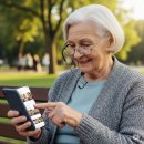 시니어를 위한 스마트폰 사용법 이미지