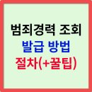 하나로누가약국 | 범죄경력 조회 회보서 발급 시스템 이용방법, 절차, 필요서류