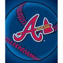 ◐ MLB Atlanta Braves(애틀랜타 브레이브스) 양모 담요 ◑ 이미지