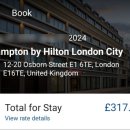 햄튼타워 | 햄튼 바이 힐튼 런던 시티 호텔 Hampton by Hilton London City 이용 후기 - 런던 가성비 호텔...