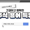 TOP MOTORS | [주식용어] PER PBR 이것만 알면 끝