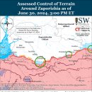러시아 공격 캠페인 평가, 2024년 6월 30일(우크라이나 전황 이미지