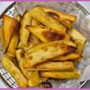 밀가루를 입히지 않은 겉바속촉의 고구마 튀김 이미지