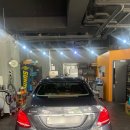 벤츠C200(가솔린) 합성엔진오일교환작업[락솔 PRORACE 5W30]