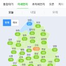 현재 경기도 구리 미세먼지 상황 이미지