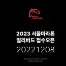 2023 서울마라톤 얼리버드 접수오픈 2022.12.08. 이미지
