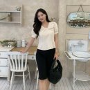 룩에스(LOOK-S) | 30대 출근룩 드헤베 반팔 블라우스 추천