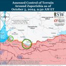 러시아 공세 캠페인 평가, 2024년 10월 5일(우크라이나 전황 이미지