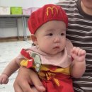 여노랑미술교습소 | 👶🍔 6개월 아기 문화센터 빵가루 촉감놀이 후기 | 햄버거 가게 일일 알바생 김아린, 출근했습니다 🫡