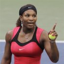 Serena Williams argues with umpire US OPEN 2011 -- (Serena Williams thinks all chair umpires look alike) 이미지
