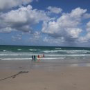 하늘그림 | 하늘도 바다도 그림 같았던, 제주 월정리 해수욕장 여행 후기